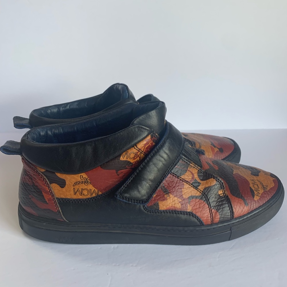 MCM Munchen V6316 Mid Top Sneaker Conac Camouflage